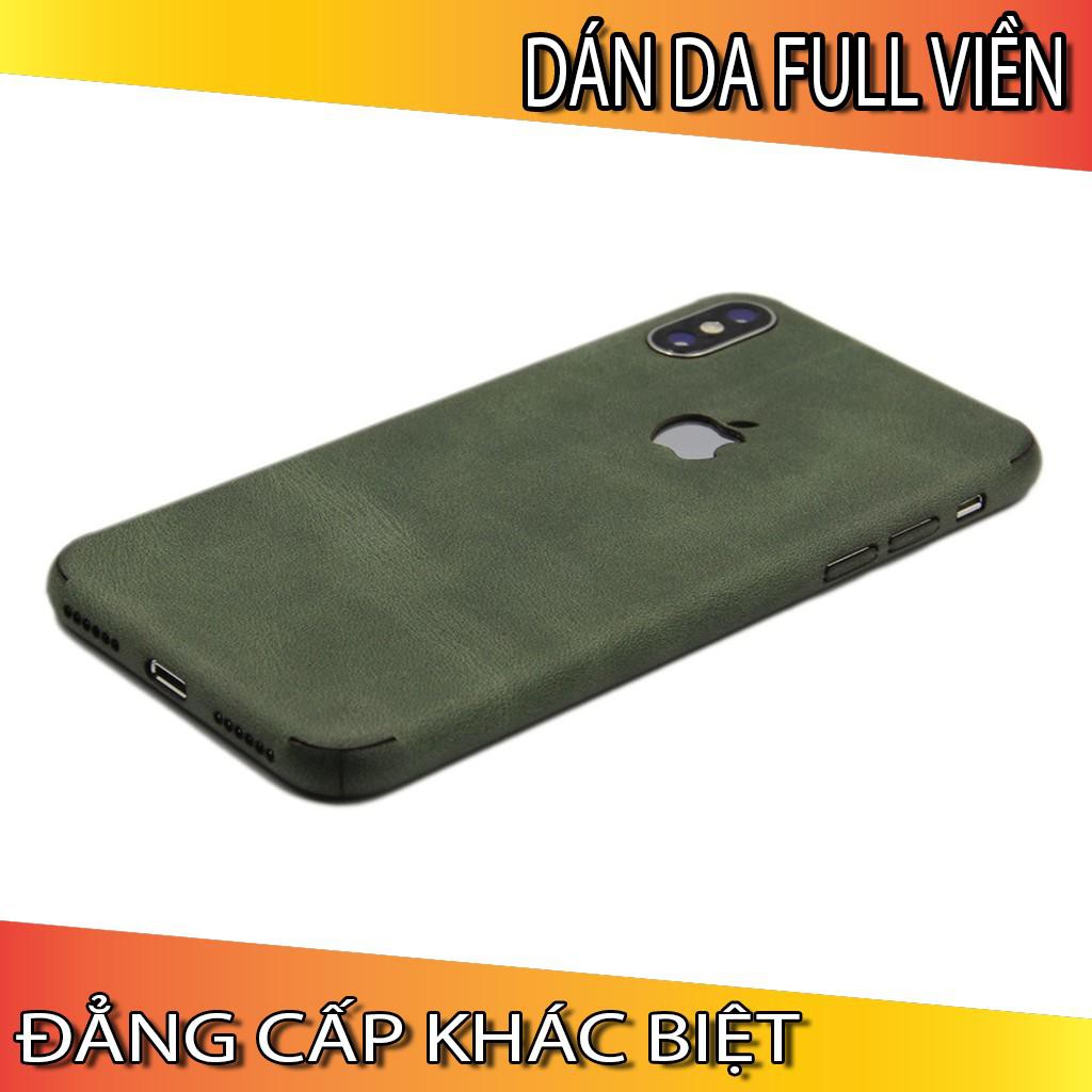 Miếng dán da full viền cho iphone X