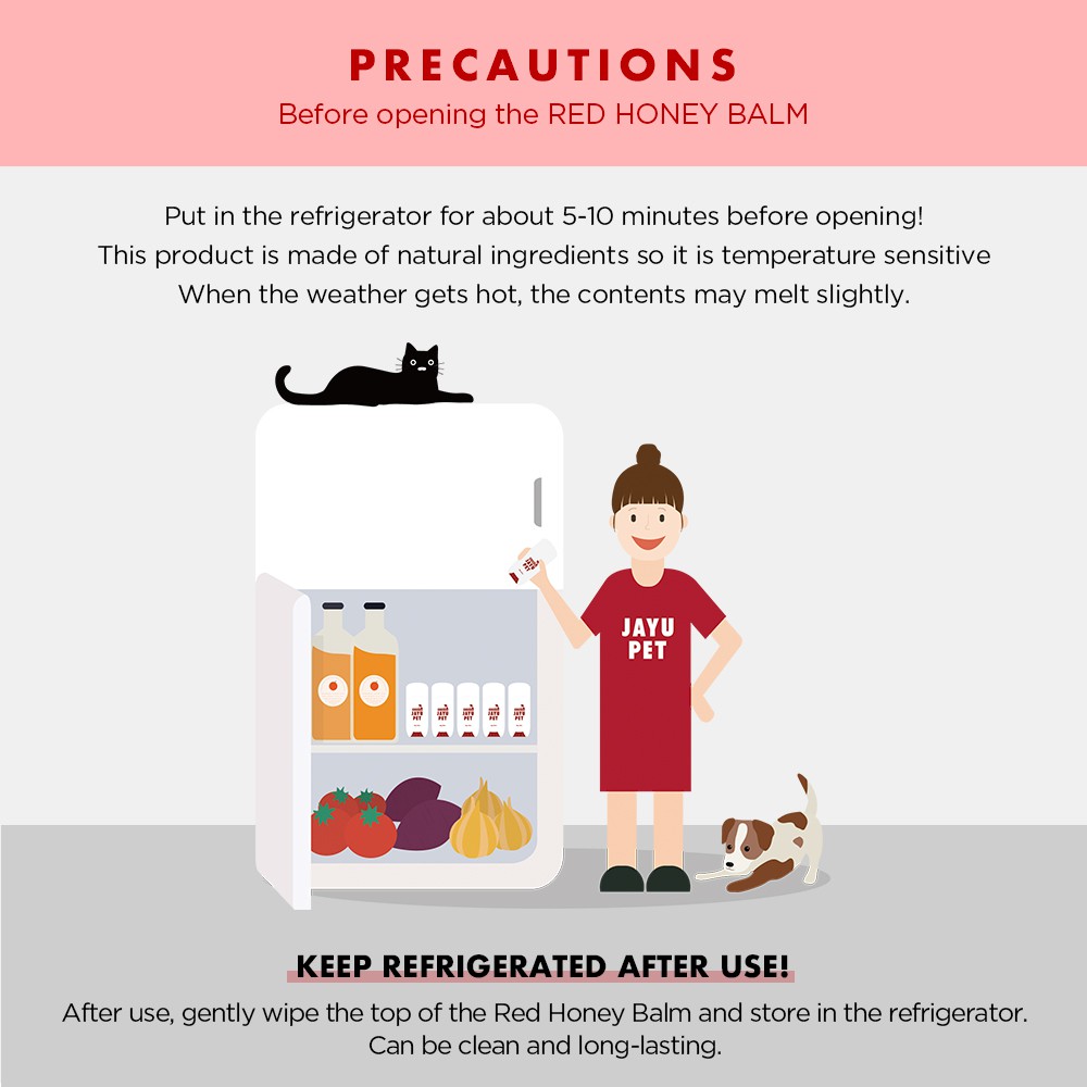 Kem Bôi Chân Thú Cưng Red Honey Balm 14g I Cat Dog Paw Wax Butter Lotion Cream Moisturizer