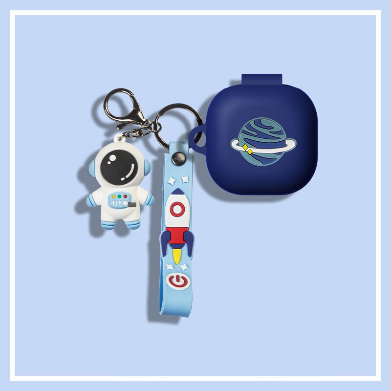 Vỏ Bảo Vệ Hộp Sạc Tai Nghe Galaxy Buds 2 Bằng silicon Mềm Họa Tiết Hoạt Hình Vui Nhộn Cho Samsung Galaxy Buds Live / Galaxy budspro