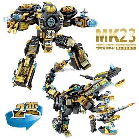 Lego Super Hero Iron Man MK23 2 in 1 - MÃ MK23