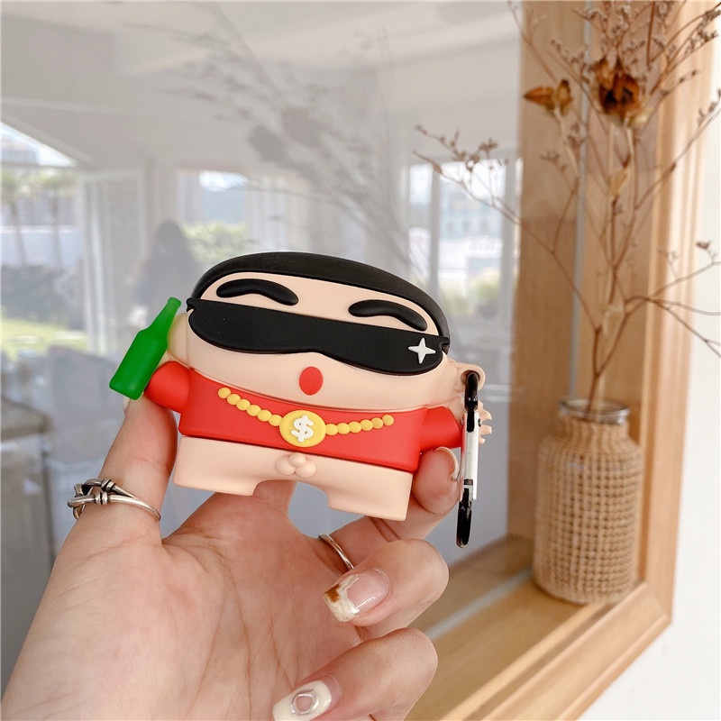 Case AirPods Vỏ Bọc Tai Nghe AirPods 1/2/Pro Cậu Bé Bút Chì Shin Cool - Minh An Saigon