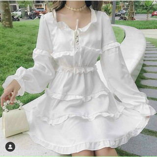 ĐẦM BABYDOLL NHẤN BÈO