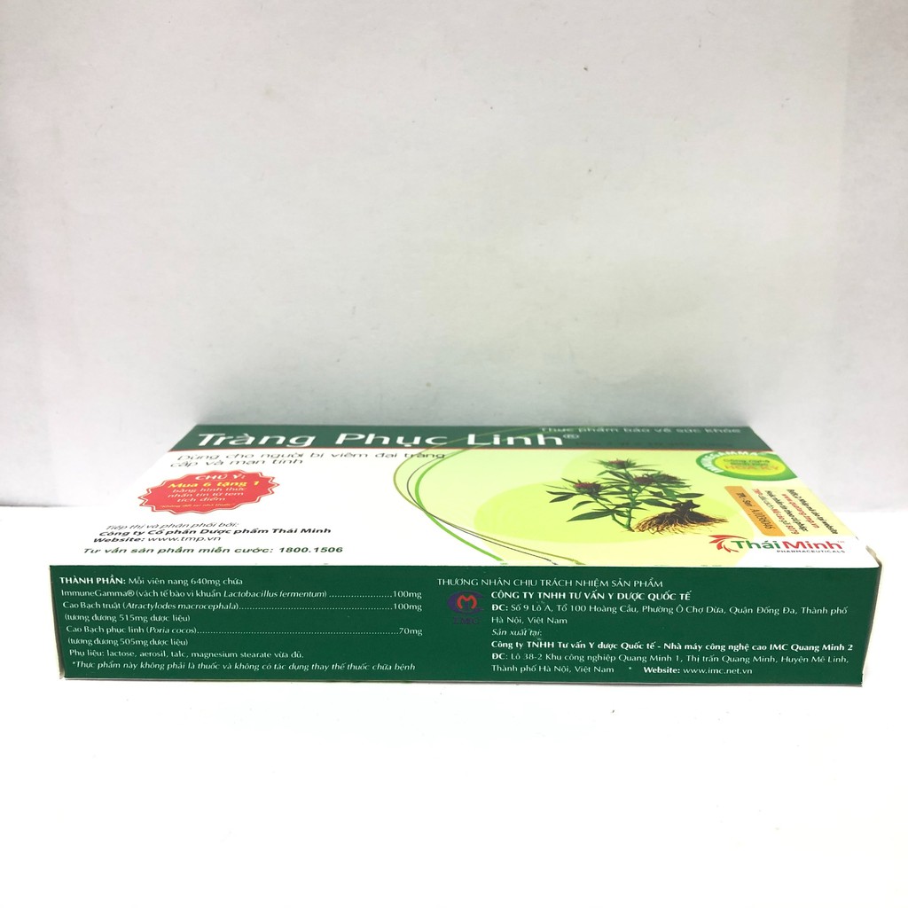 [MỚI] Tràng Phục Linh - Giúp bảo vệ niêm mạc đại tràng và tăng cường tiêu hóa - thuocviet24h