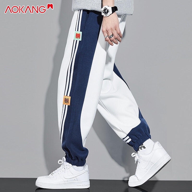 Quần dài AOKANG phong cách Hong Kong thể thao tùy chọn màu sắc cho nam