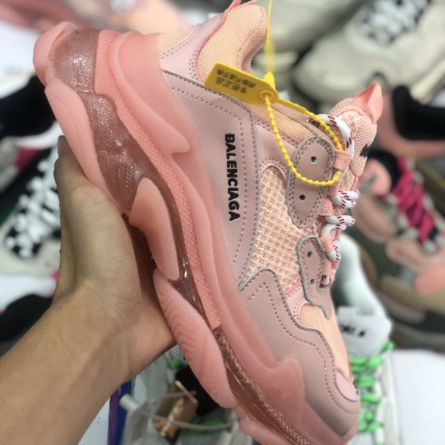 Balenciaga đế air hồng cam