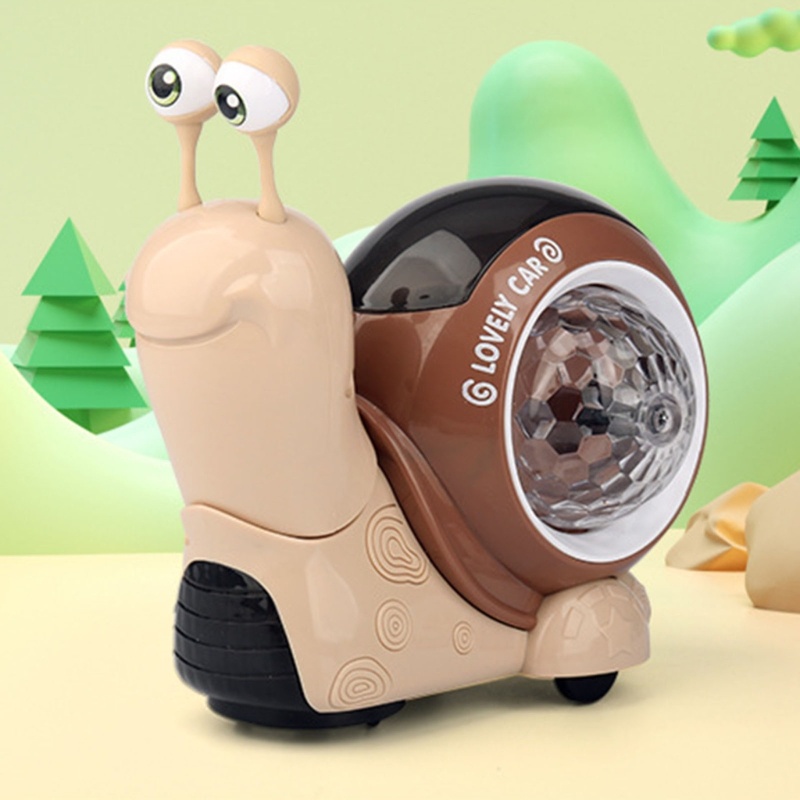 Ốc Sên Đồ Chơi Có Đèn LED Phát Sáng Cho Bé