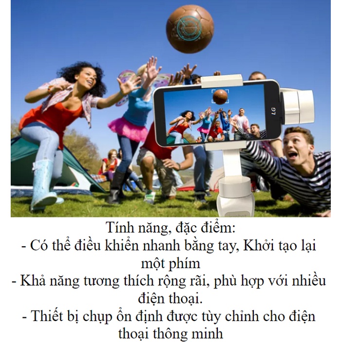 Gimbal Chống Rung, 3 Trục Xoay Thông Minh Chính Hãng Axis, Tripod, Gậy Dùng Cho Điện Thoại - Quay Video Chụp Ảnh Cực Nét