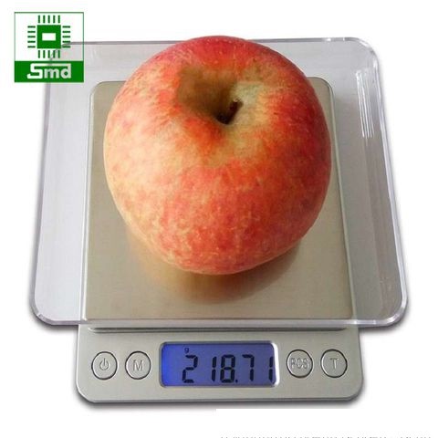 Cân tiểu ly điện tử nhà bếp mini định lượng từ 200gram đến 3kg làm bánh cân thực phẩm chính xác cao tặng kèm pin