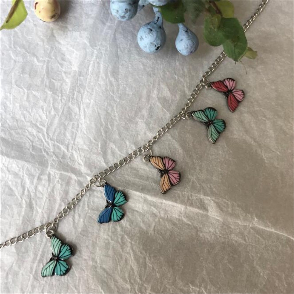 [Mã FASHIONCB231 hoàn tối đa 30K xu đơn 99K] Dây Chuyền Choker Mặt Bướm Đính Đá Nhiều Màu Thời Trang Cho Nữ | BigBuy360 - bigbuy360.vn