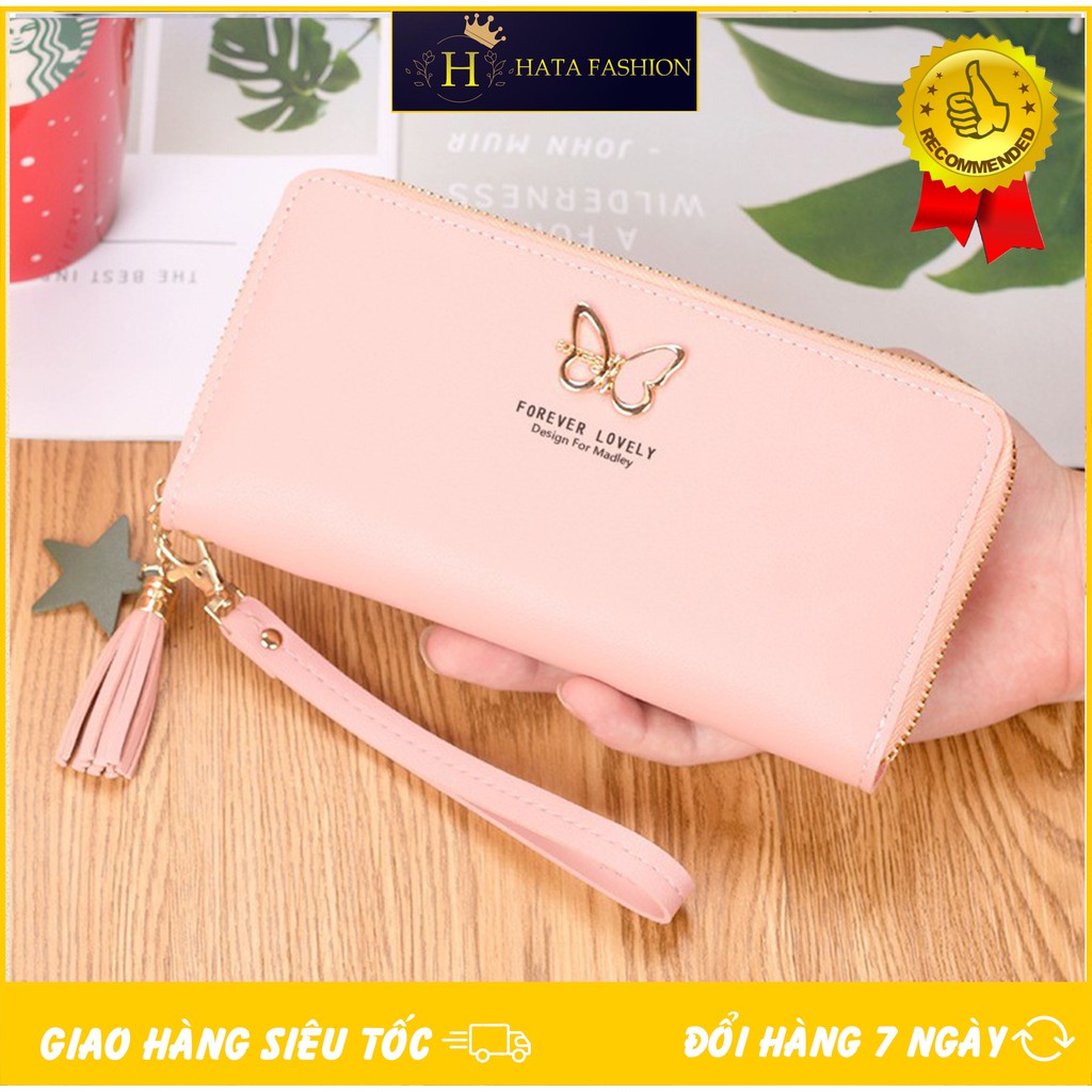 Ví Dài Nữ Dự Tiếc FOREVER YOUNG Đính Gắn Cách Bướm Thời Trang Cực Đẹp