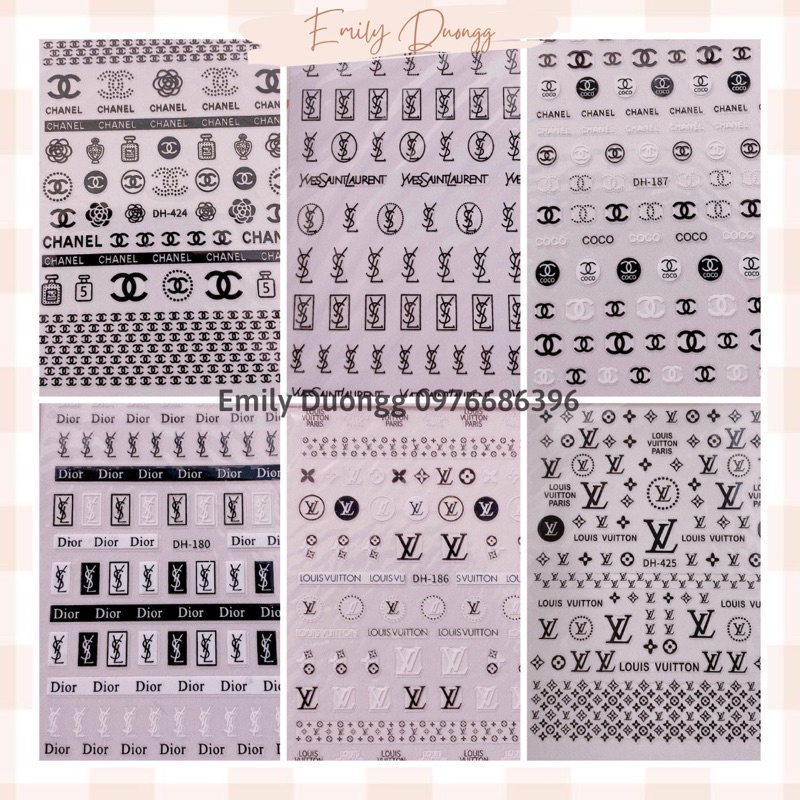 Hình dán móng Nail Art Sticker