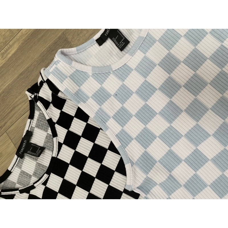 [Mã FAMARAL2 giảm 10K đơn 50K] [ vana shop] áo ba lỗ caro f21 xuất dư xịn | BigBuy360 - bigbuy360.vn