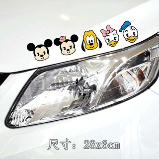 Decal dán xe hơi hình chuột Mickey