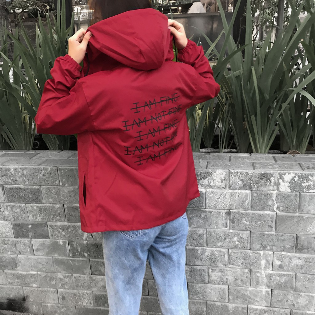 Áo Khoác Dù 2 Lớp [Fine Not Fine] Chống Nước (UNISEX) | BigBuy360 - bigbuy360.vn