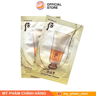 Sữa rửa mặt đông y hoàng cung Whoo Foam Cleanser sample