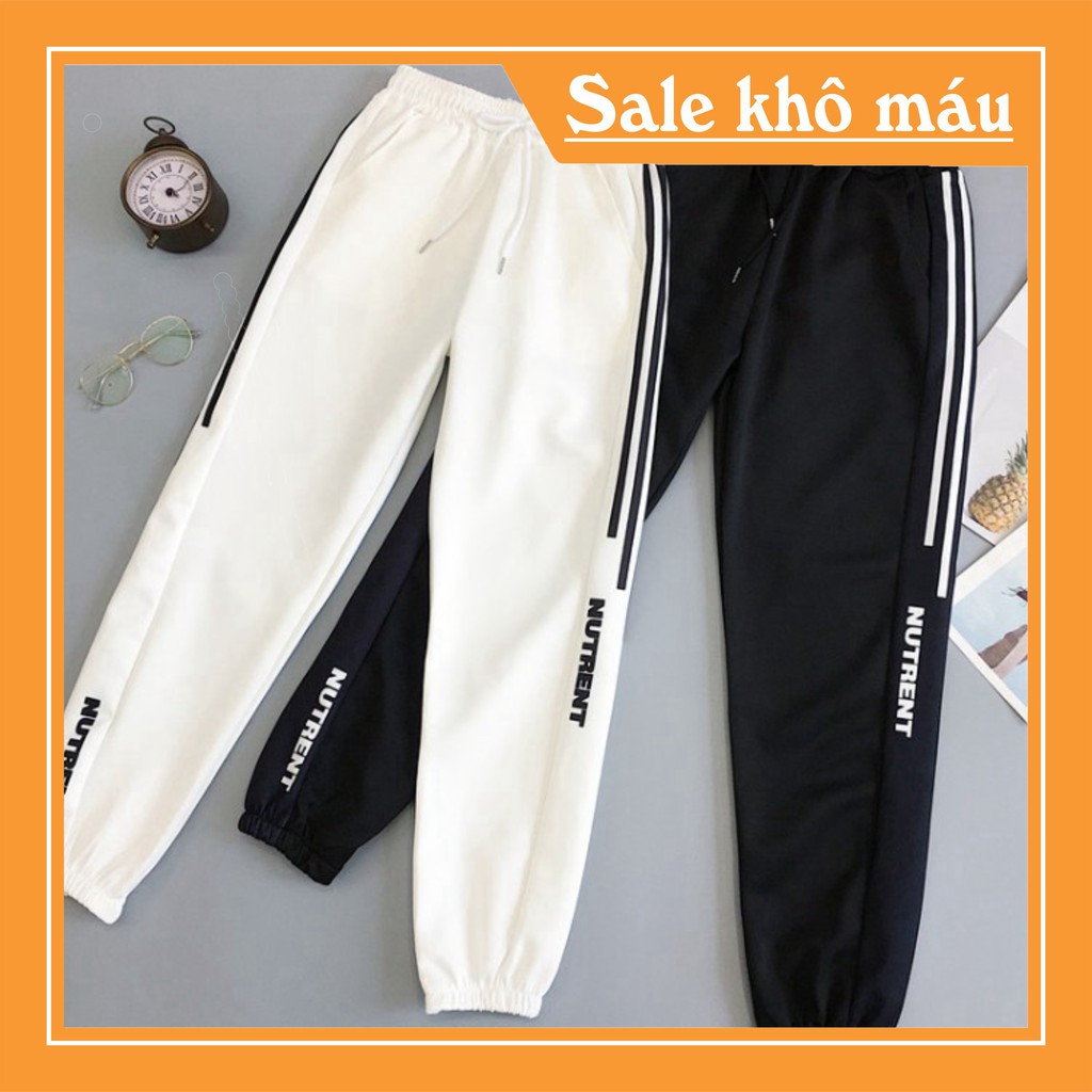 Quần Jogger nam nữ nutrent 2 sọc siêu hot | BigBuy360 - bigbuy360.vn