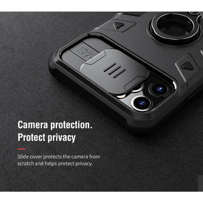 (Sẵn VN) Ốp lưng chống shock bảo vệ Nillkin Cam Shield Armor cho IPhone 11 Pro Max / IP 11 / 11 Pro - Camshield Armor