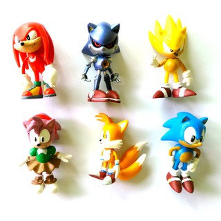 Set 6 Mô Hình Đồ Chơi Nhân Vật Trong Phim Hoạt Hình "Sonic Boom"
