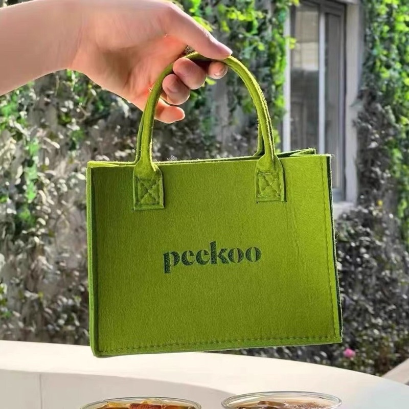 TÚI XÁCH PEEKOO XANH LÁ - Túi xách gấu nâu thời trang siêu hót
