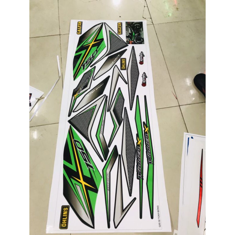 tem rời winner x xanh đen.