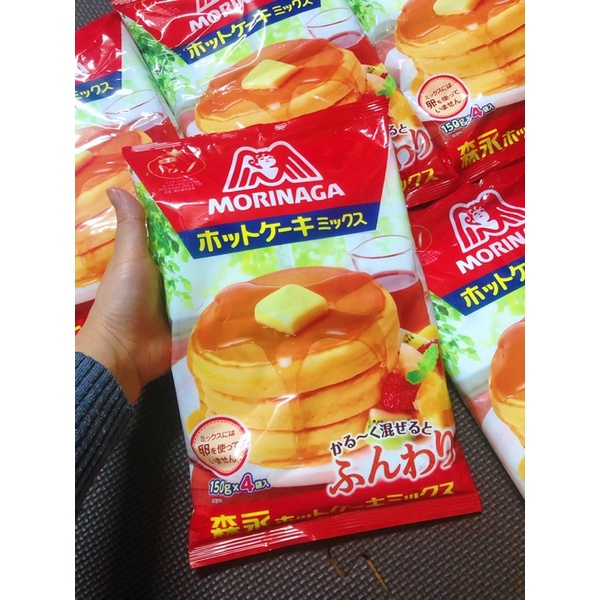 Bột làm bánh Pancake morinaga 600gr Nhật Bản cho bé
