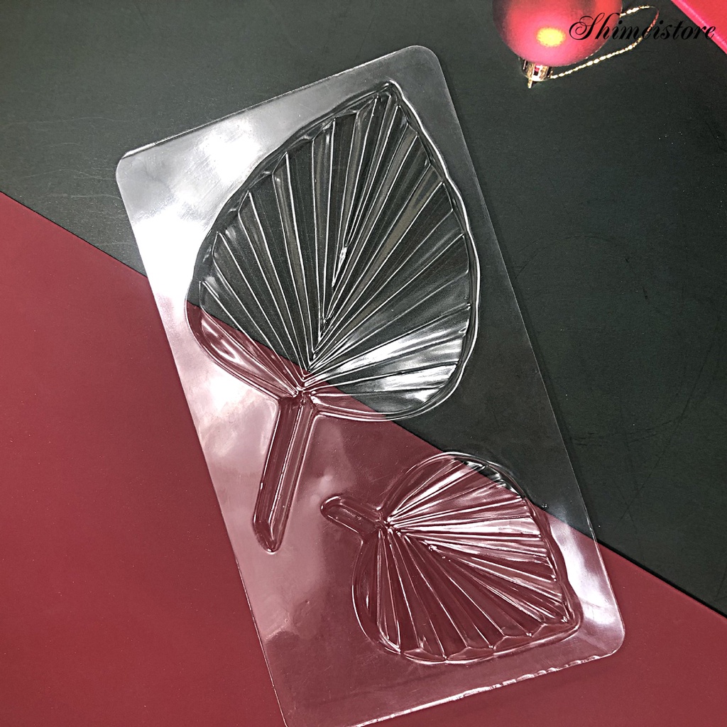 Khuôn Nhựa Trong Suốt Tạo Hình Chiếc Lá Trang Trí Bánh Kem DIY 5 Cái