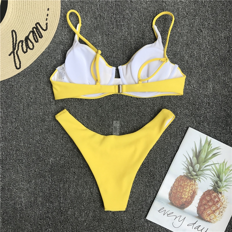 [Mã FAGREEN245 giảm 10% tối đa 30K đơn 99K] Bộ Đồ Bơi Màu Trơn Quyến Rũ Cho Nữ | BigBuy360 - bigbuy360.vn