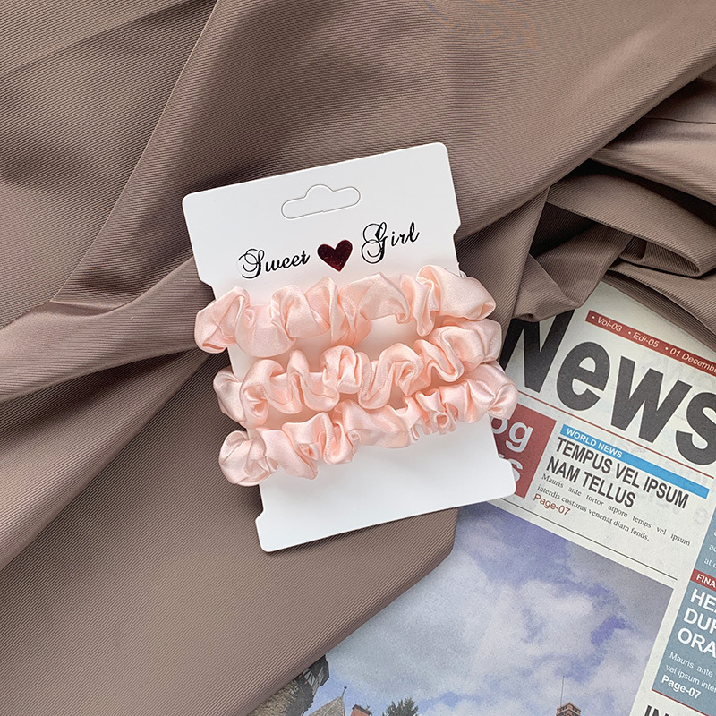 Set 3 dây buộc tóc co giãn thời trang cho nữ