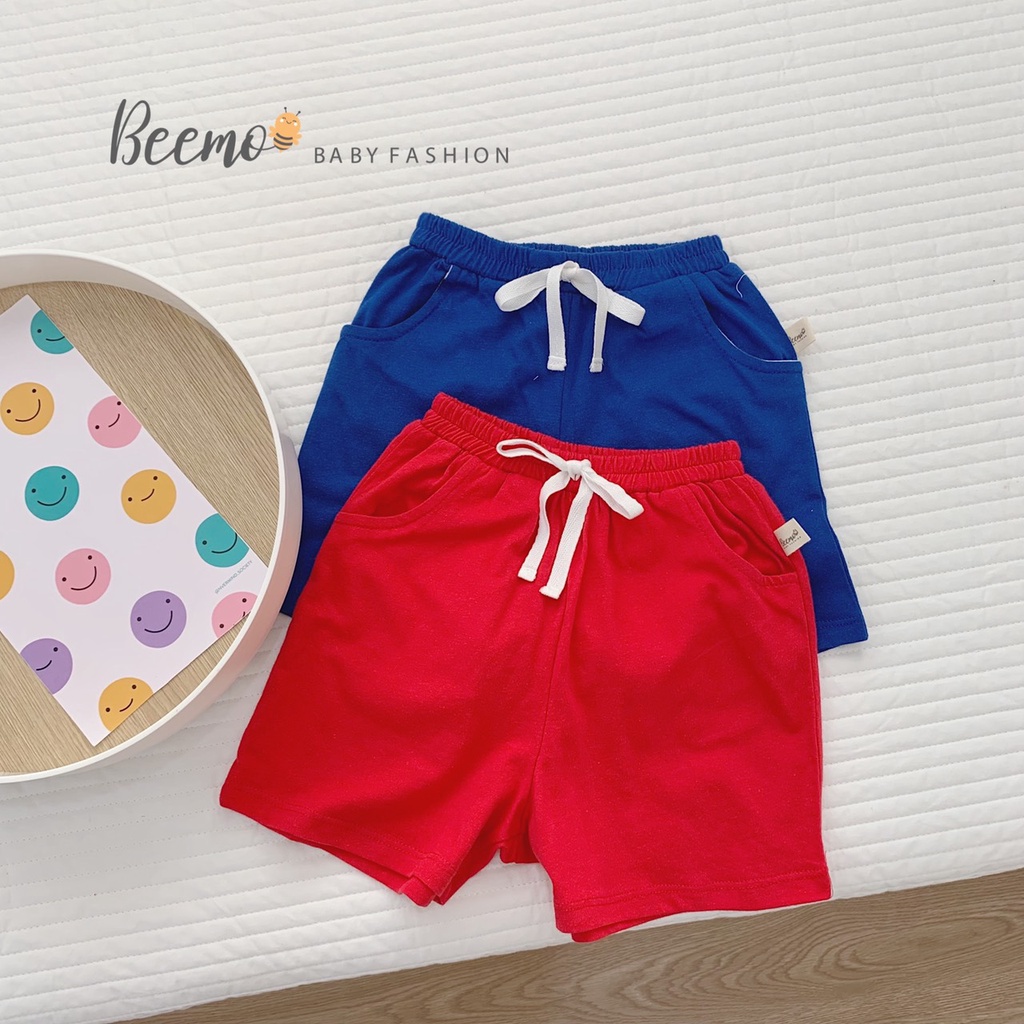 Bộ cotton cá tính cho bé, bộ thun unisex hàng Beemo năng động