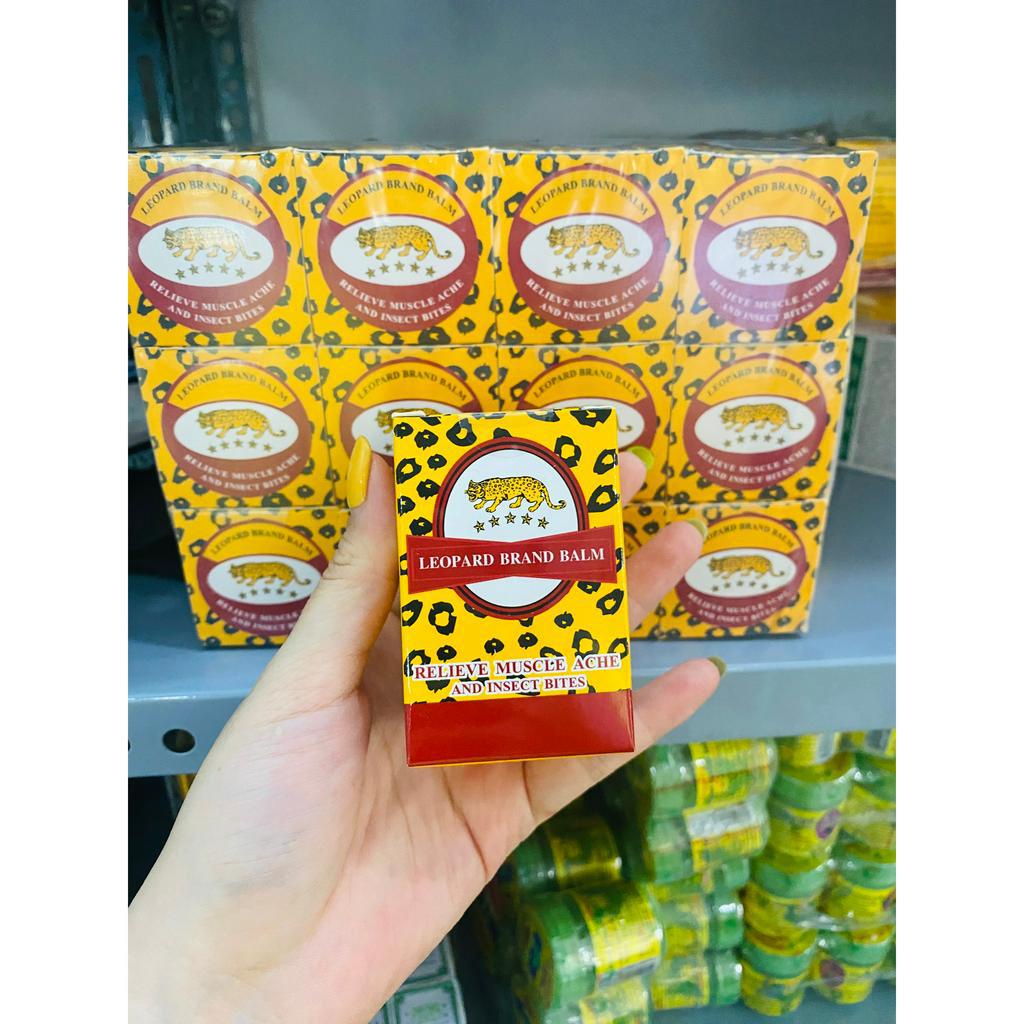 [COMBO 3 HOẶC 6 LỌ] Dầu cù là con báo Leopard Brand Balm 40gr Thái Lan