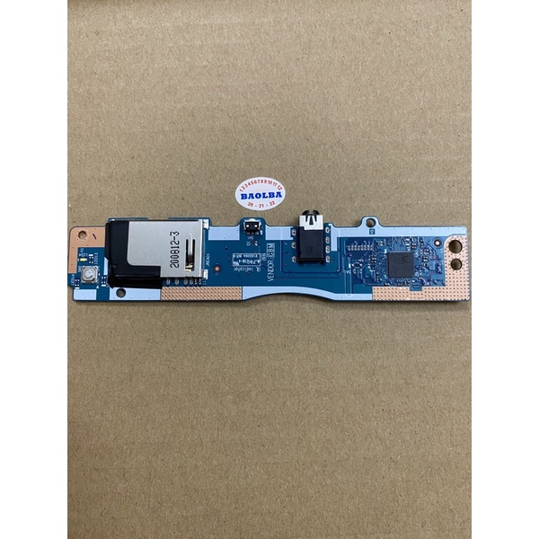Board công tắc mở nguồn, Jack âm thanh và thẻ nhớ laptop Lenovo Ideapad 3-15 Series V15 G1 IML FRU 5C50S25046
