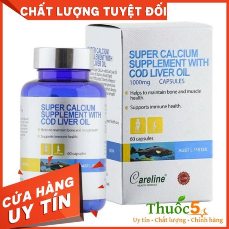 [GIÁ GỐC] Super Calcium Supplement With Cod Liver Oil Careline