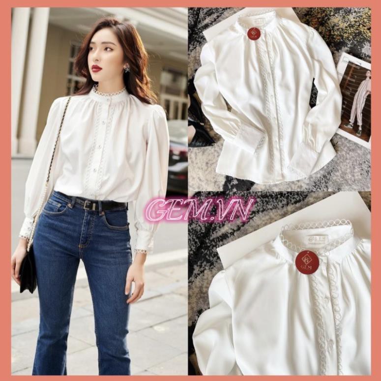 Áo sơ mi trắng G86, CÓ BIGSIZE hàng thiết kế cách điệu đẹp, chất mát không nhăn, dễ phối với các loại quần, chân váy ྇