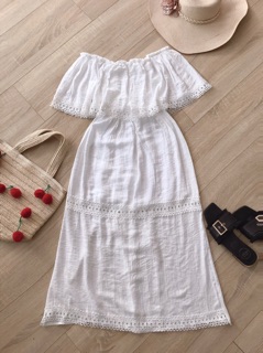 Maxi xô trắng
