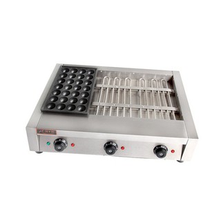 máy làm bánh takoyaki 3 khuôn dùng điện