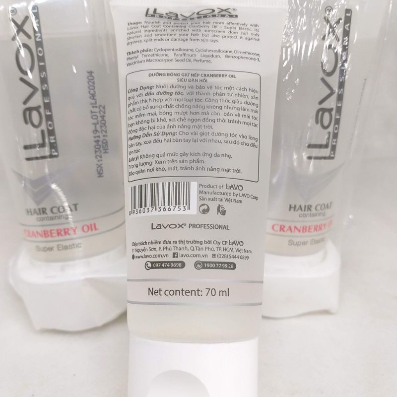 Dầu bóng dưỡng tóc típ LAVOX 70ml hàng CTY