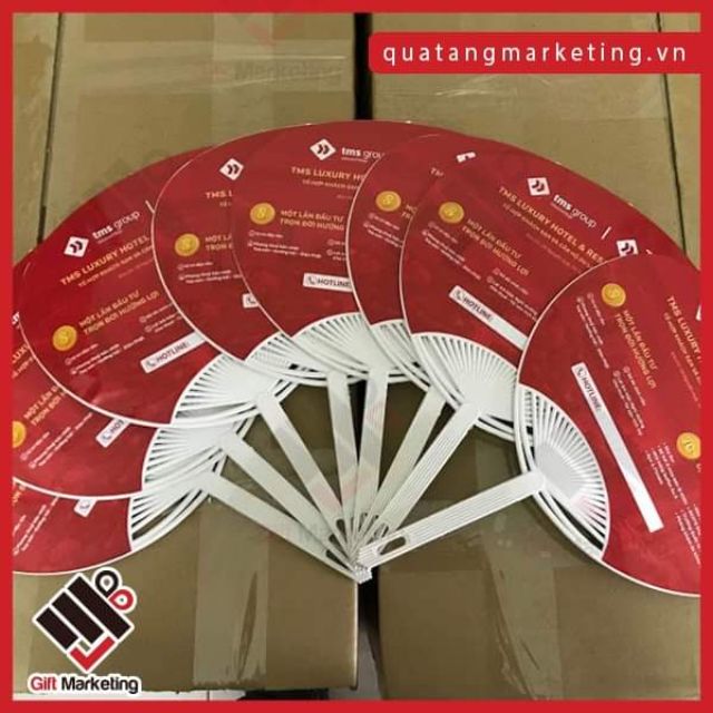 Quạt nhựa quảng cáo