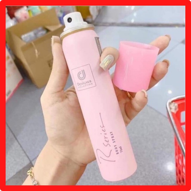 Xịt Thơm Body Thái Lan Rseries Body Spray 75ml - Xịt Khử Mùi Toàn Thân Hương Nước Hoa Ngọt Ngào &amp; Quyến Rũ
