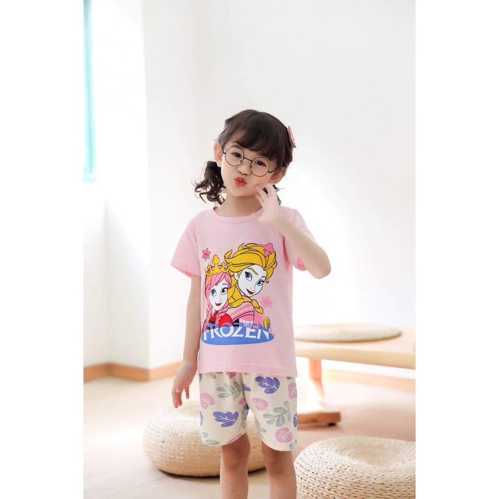 🌺8-33kg🌺 Bộ cotton Quảng Châu xuất hàn cực xinh, đủ size nhí - trung - đại. CHỌN MÀU. BẢNG MÀU 2 BÉ GÁI