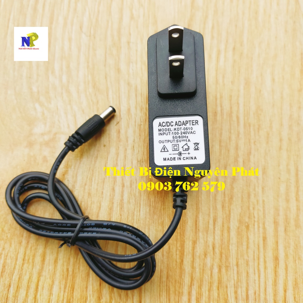 NGUỒN AC/DC ADAPTER 5V - 1A Jack 5.5*2.1mm  Bằng Nhựa