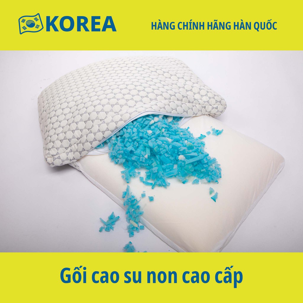 PLUS SIZE PILLOW - Gối cao su non size lớn có thể điều chỉnh chiều cao - Chính hãng Mehome Hàn Quốc (MP-030)