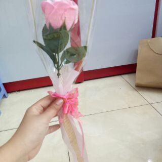 Hoa hồng sáp 1 bông