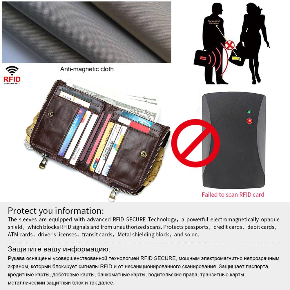 Ví cầm tay HUMERPAUL da bò thật dạng gập chất lượng cao cho nam