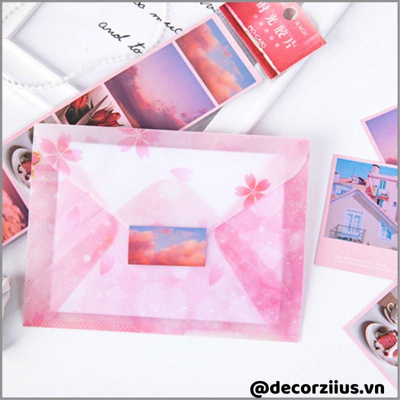 Sticker Vintage Hình Dán Dài Dạng Phim Trang Trí Bullet Journal,Nhật Kí