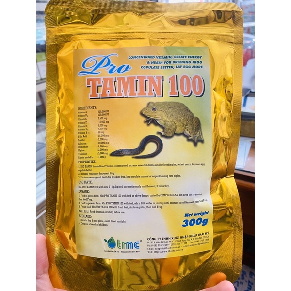 Tạo trứng, Dưỡng trứng cho cá, lươn, ếch bố,mẹ Protamin 100 gói 300g