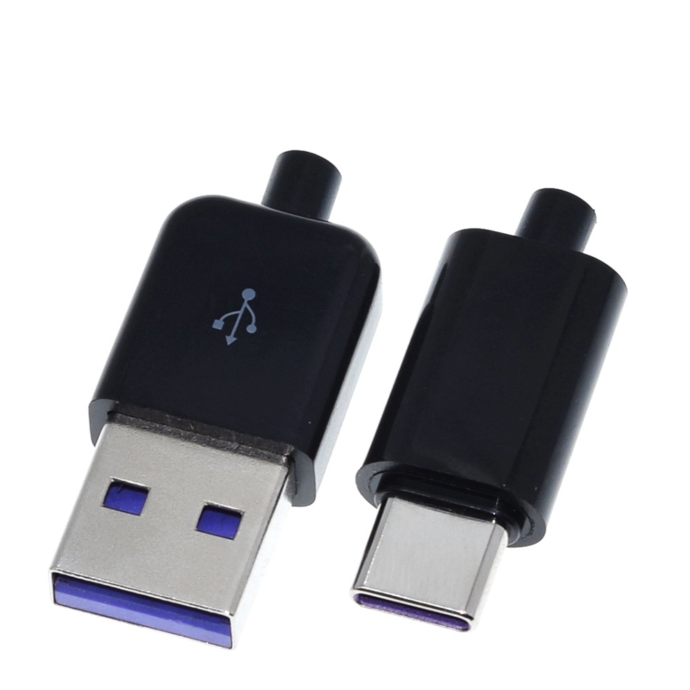 Dây Cáp Sạc Nhanh USB Type-C 65W 5A PD 5Pin PCB + Type A 5Pin USB DIY