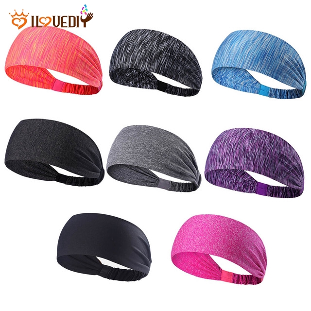 Băng quấn trán thể thao nữ chất liệu đàn hồi