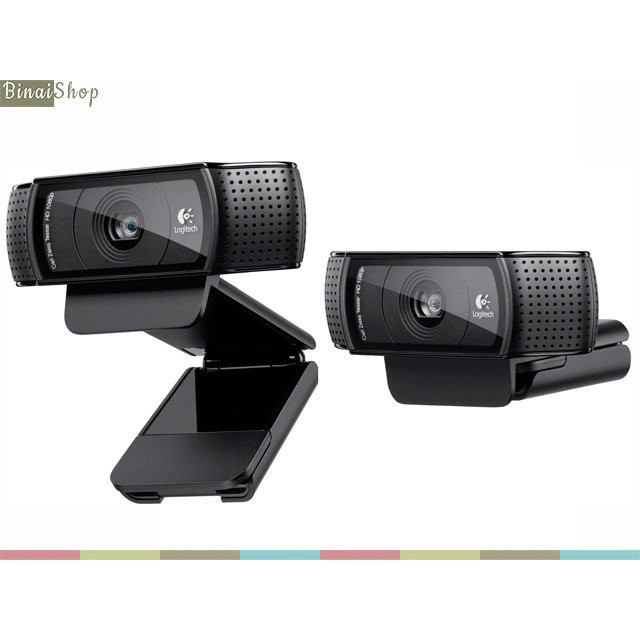 [Mã 99ELSALE hoàn 7% đơn 300K] Logitech C920 Pro - Webcam HD 1080p, Tích Hợp Micro Stereo