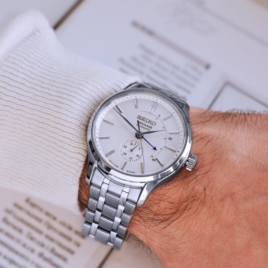 Đồng hồ cơ nam Seiko SSA395J1 kính Sapphire chống xước, chống nước 3 ATM. dây thép không gỉ cao cấp chính hãng Nhật Bản