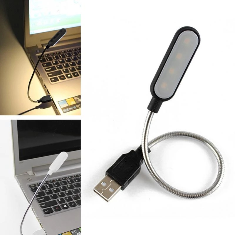 Đèn Led Đọc Sách Mini Di Động Kèm Sạc USB Tiện Dụng Cho Notebook / Máy Tính